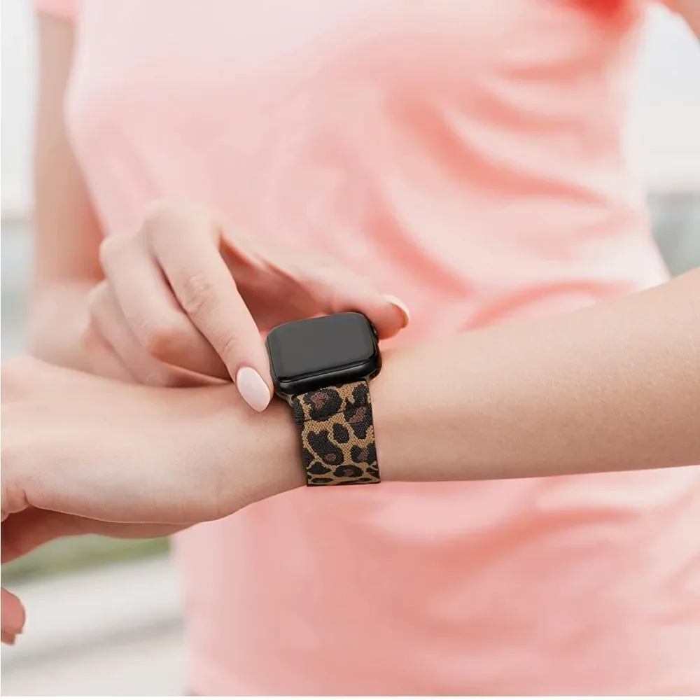Leopard Stretchy Loop Band for Apple Watch